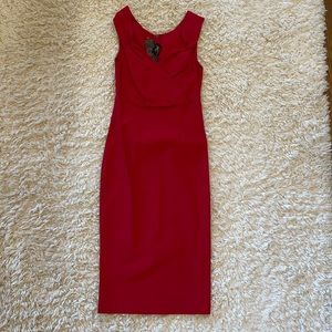 NWT Red fitted dress Juniors size Large